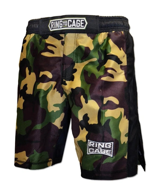 RING TO CAGE PREMIUM MMA SHORTS - Camo