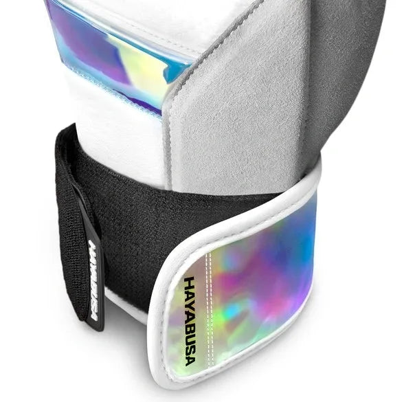 HAYABUSA T3 BOXING GLOVES - Iridescent - White