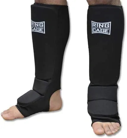 RING TO CAGE CLOTH SLIP-ON SHIN GUARDS - KIDS