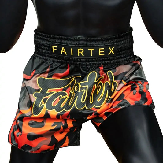 FAIRTEX SLIM CUT THAI SHORTS - VOLCANO