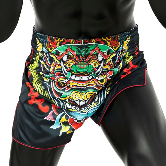 FAIRTEX SLIM CUT THAI SHORTS - KABUKI