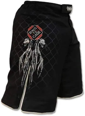 RING TO CAGE ELITE MMA SHORTS - Black or White