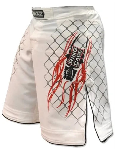 RING TO CAGE ELITE MMA SHORTS - Black or White