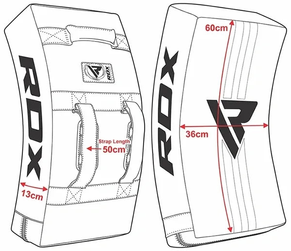 RDX T1 CURVED KICK SHIELD - Various Colors