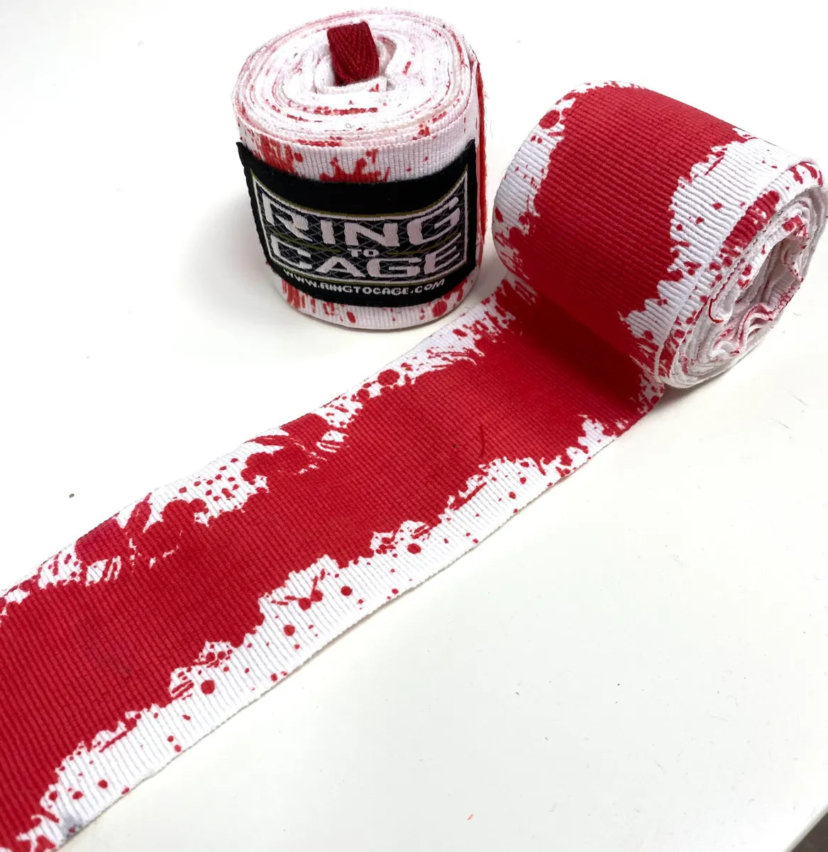 RING TO CAGE HAND WRAPS - Blood Stains