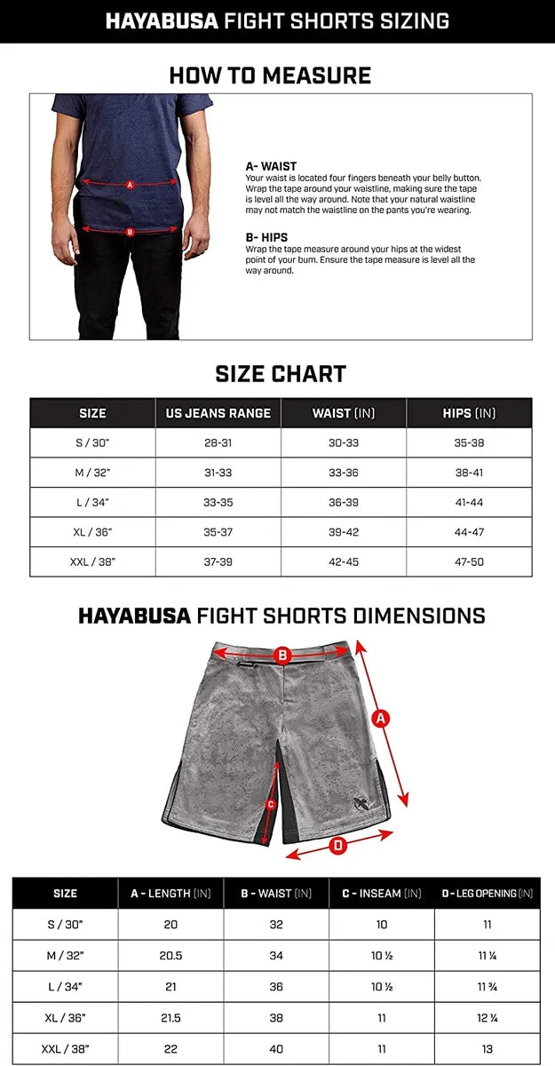 HAYABUSA CAPTAIN AMERICA MMA SHORTS