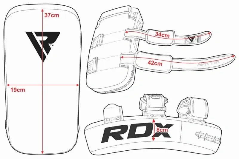 RDX T1 CURVED THAI PADS - Various Colors