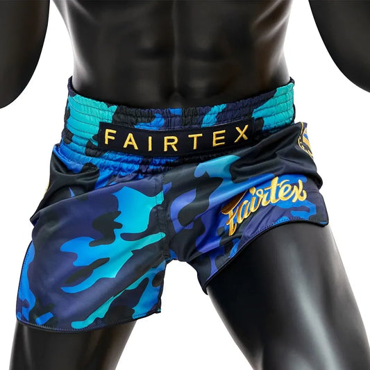 FAIRTEX SLIM CUT THAI SHORTS - GOLDEN JUBILEE