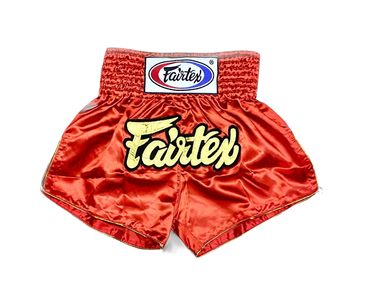 FAIRTEX TRADITIONAL THAI SHORTS - GOLD FAIRTEX