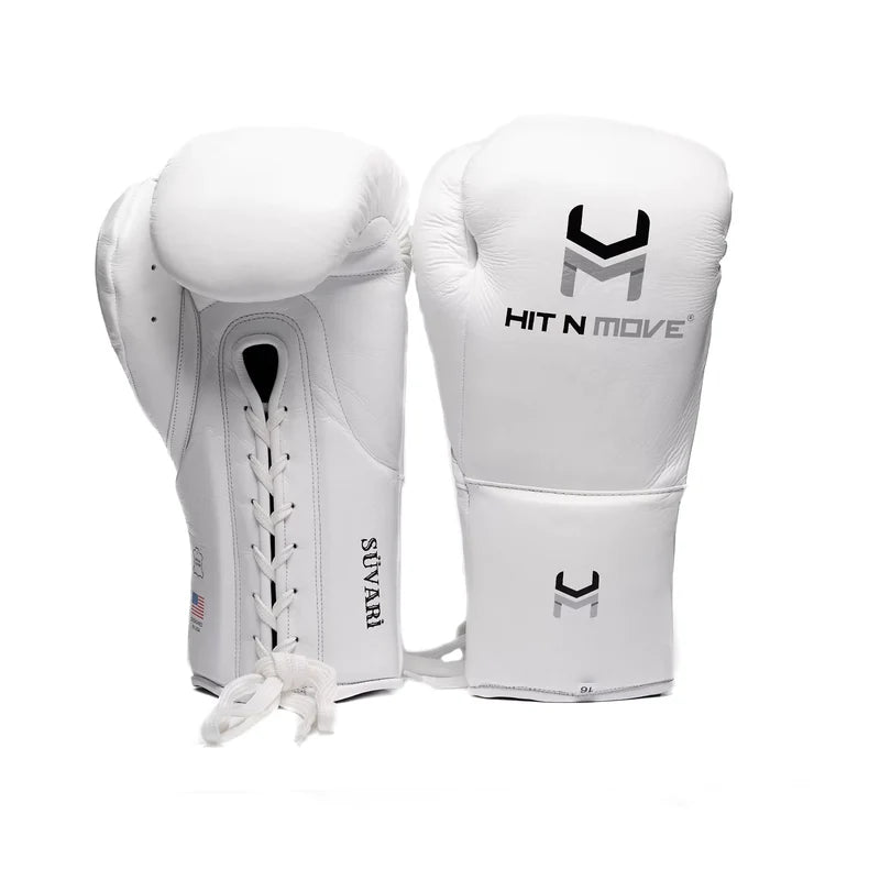 Hit N Move Horse Hair Suvari LaceUp Boxing Gloves - Multiple Colors