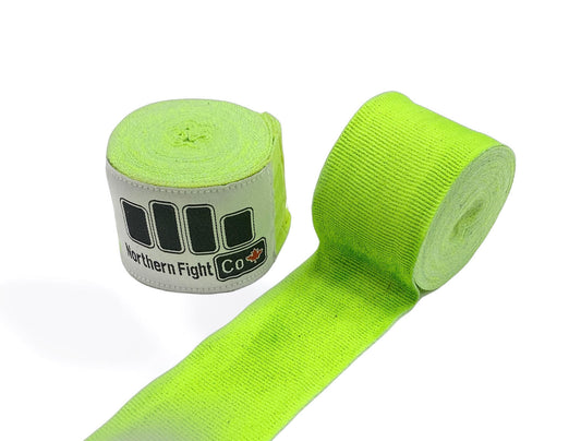 NFC HAND WRAPS - 180" - Lime Green