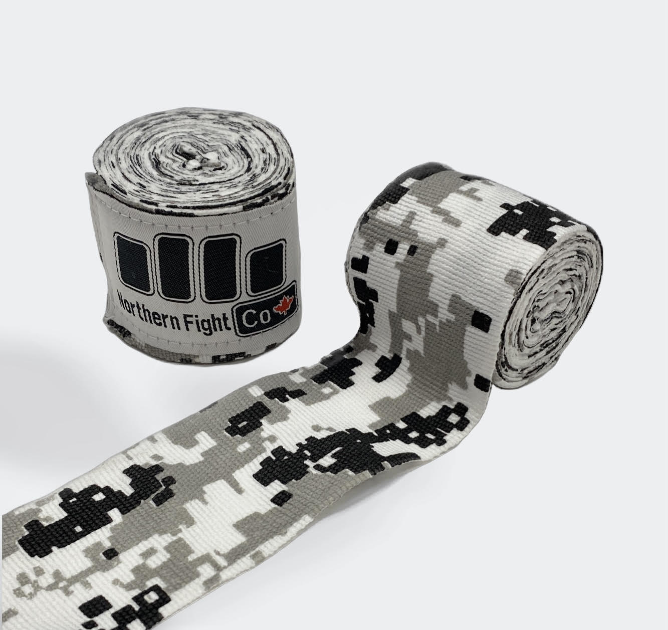 NFC HAND WRAPS - 180" - Digital Camo - Gray