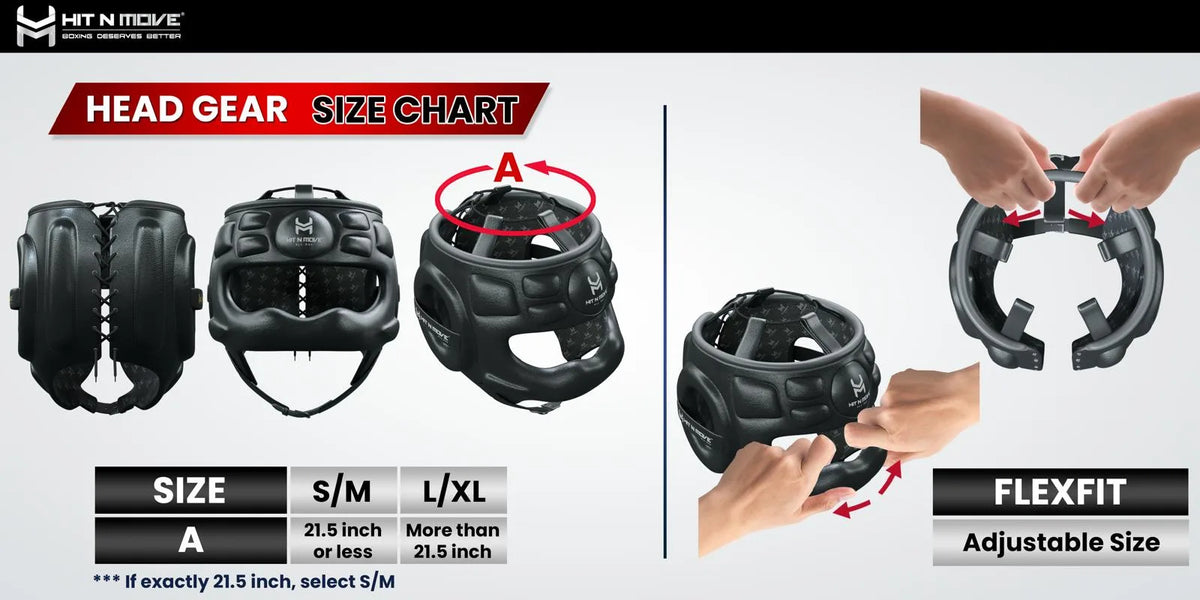 Hit N Move Face Saver Vision Headgear - Multiple Colors
